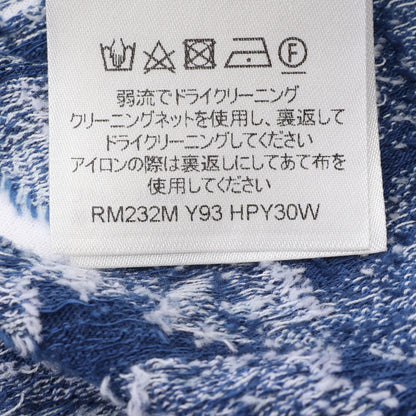 ルイ・ヴィトン グラフィックモノグラム クルーネック 半袖Tシャツ ブルー系 トップス LOUIS VUITTON