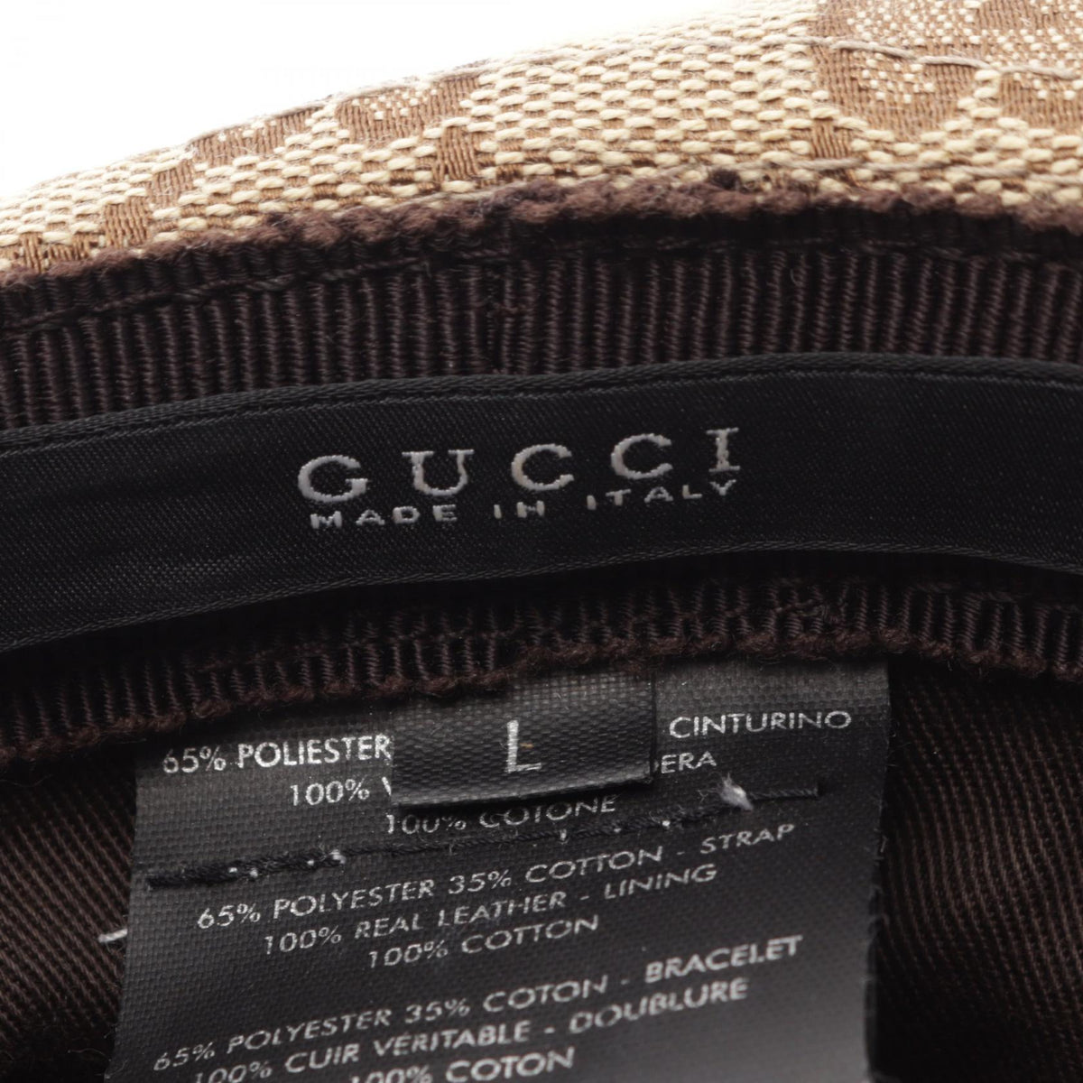 グッチ GGキャンバス ハット ベージュ系 ピンク系 財布・小物 GUCCI