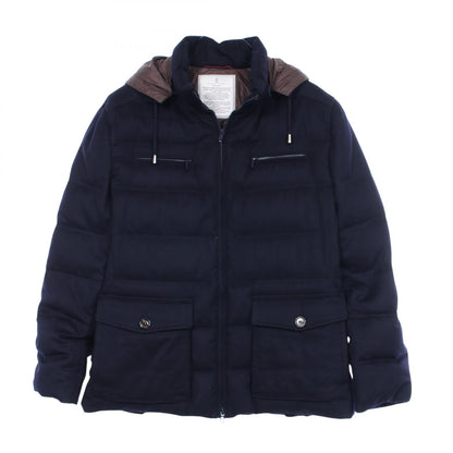 ブルネロクチネリ ダウンジャケット ネイビー系 アウター BRUNELLO CUCINELLI