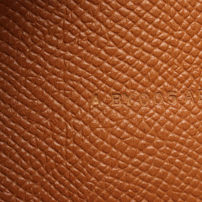 エルメス ベアンスフレ ゴールド 二つ折り長財布 ブラウン系 ヴォーエプソン 財布・小物 HERMES