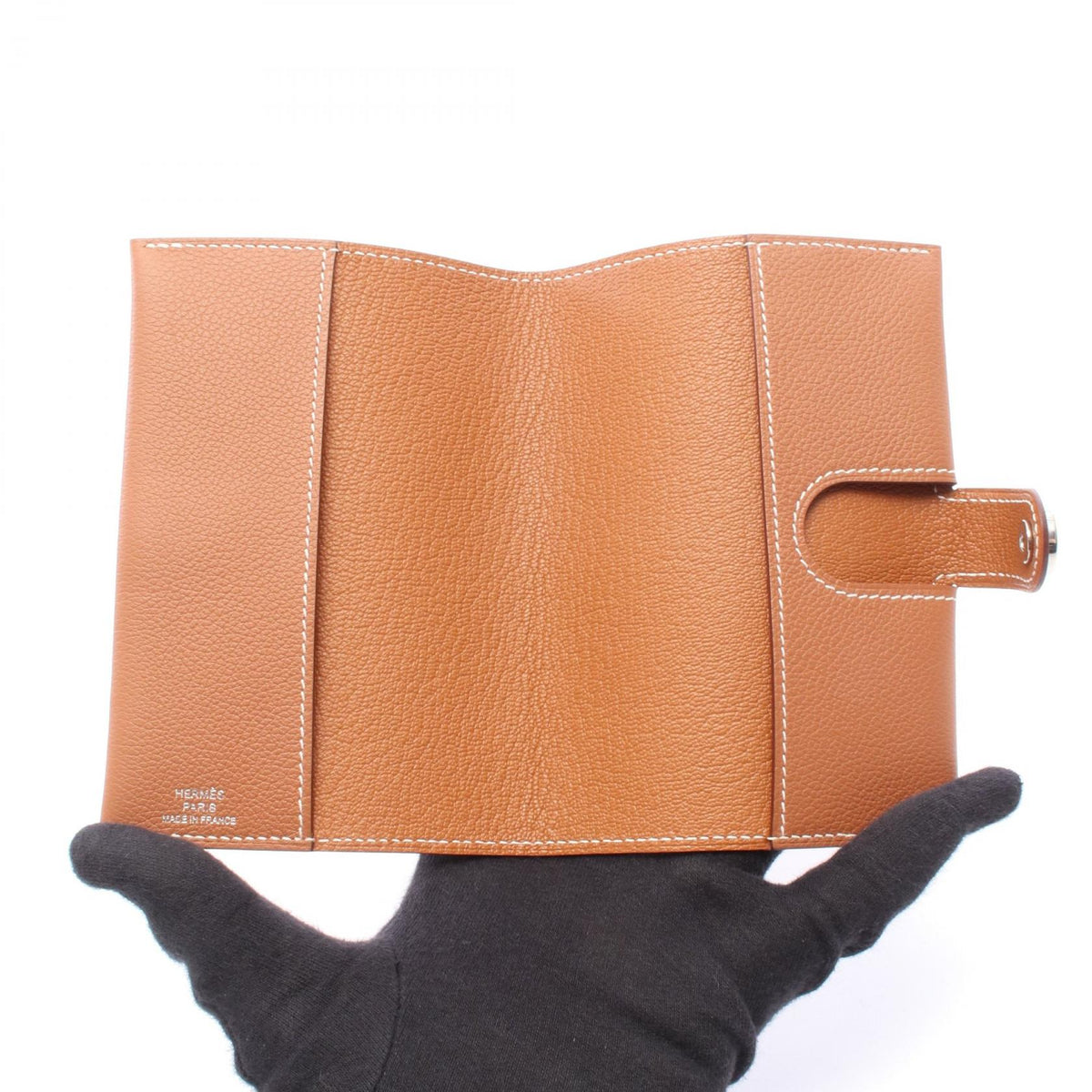 エルメス R.M.S クルードセル パスポートケース ゴールド パスケース ブラウン系 エバーカラー 財布・小物 HERMES