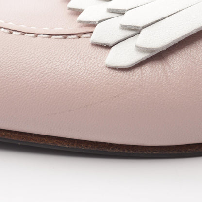 エルメス ロワイヤル モカシン ピンク系 ホワイト系 シューズ HERMES