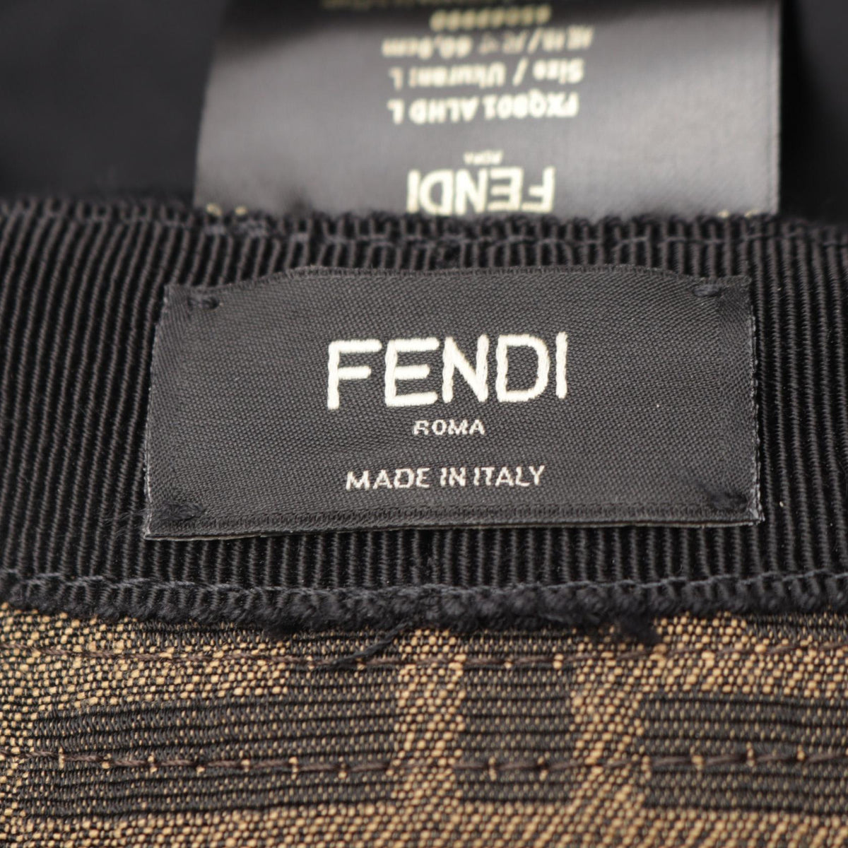 フェンディ ズッカ バケット ハット ブラウン系 財布・小物 FENDI