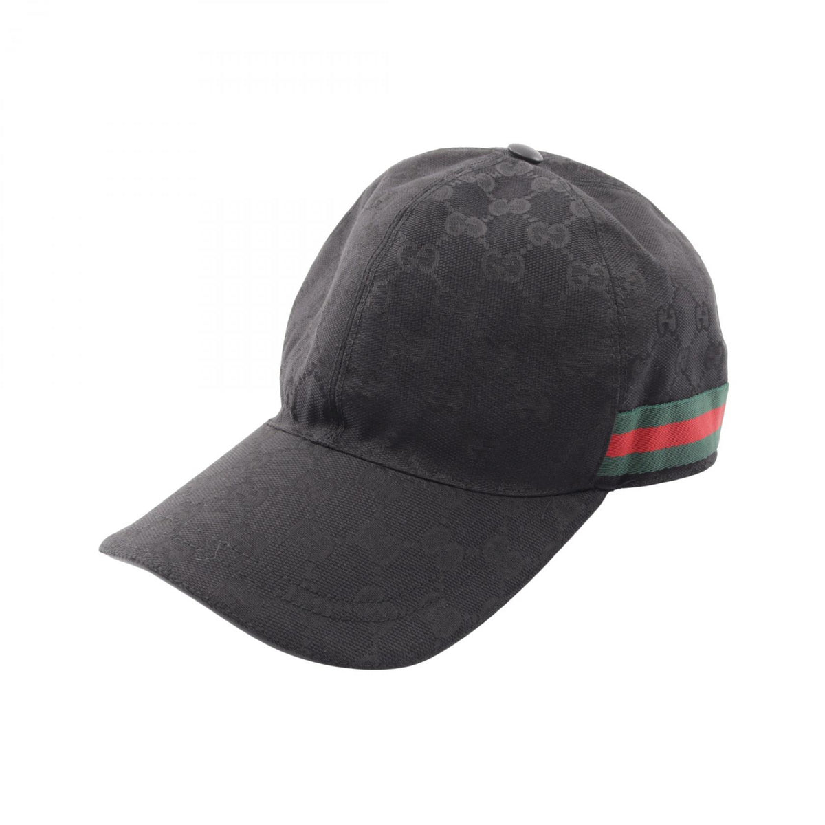 グッチ GGキャンバス シェリーライン キャップ ブラック系 グリーン系 レッド系 財布・小物 GUCCI