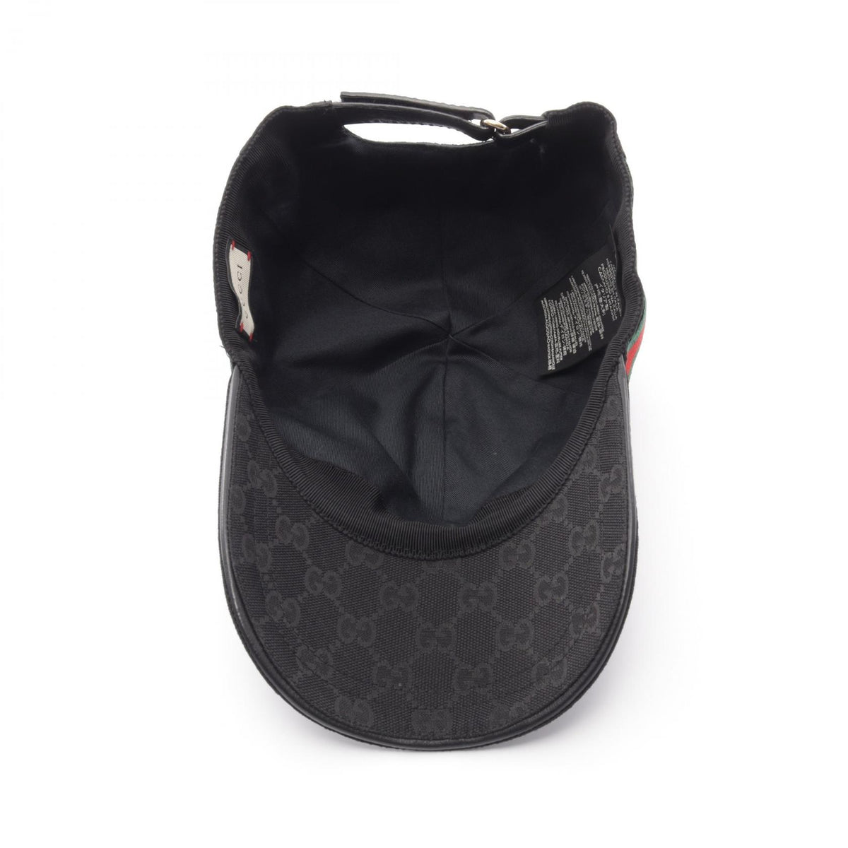 グッチ GGキャンバス シェリーライン キャップ ブラック系 グリーン系 レッド系 財布・小物 GUCCI