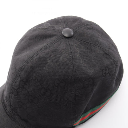 グッチ GGキャンバス シェリーライン キャップ ブラック系 グリーン系 レッド系 財布・小物 GUCCI