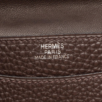 エルメス ドゴン ショコラ カードケース ブラウン系 トゴ 財布・小物 HERMES