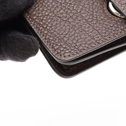エルメス ドゴン ショコラ カードケース ブラウン系 トゴ 財布・小物 HERMES