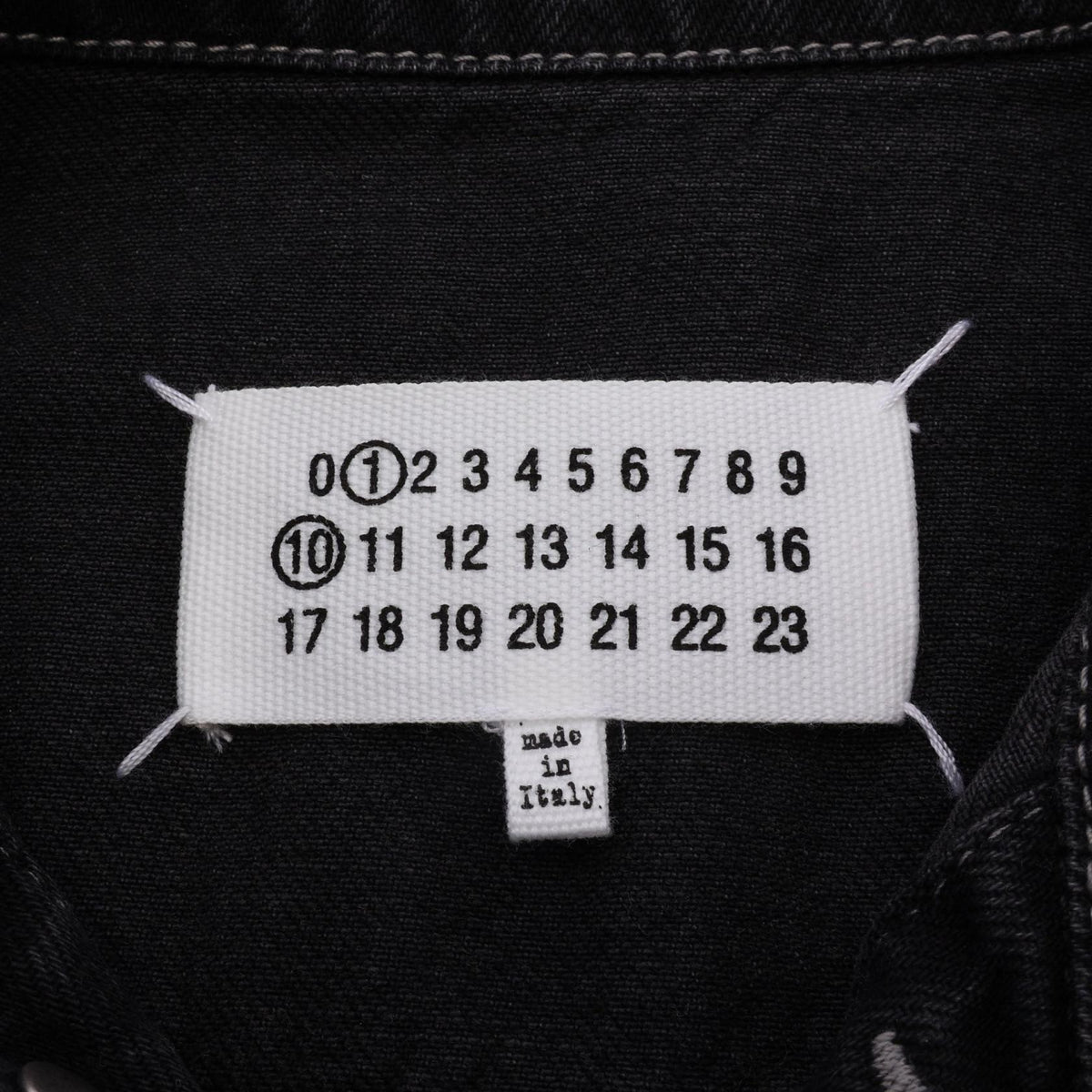メゾンマルジェラ1 10 バックステッチ トラッカー ペイント加工 デニムジャケット グレー系 アウター MAISON MARGIELA 1 10