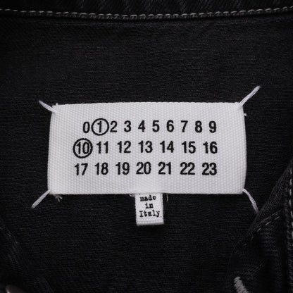 メゾンマルジェラ1 10 バックステッチ トラッカー ペイント加工 デニムジャケット グレー系 アウター MAISON MARGIELA 1 10