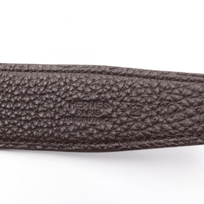 エルメス エヴリン リバーシブル ベルト ブラック系 ブラウン系 ボックスカーフ 財布・小物 HERMES