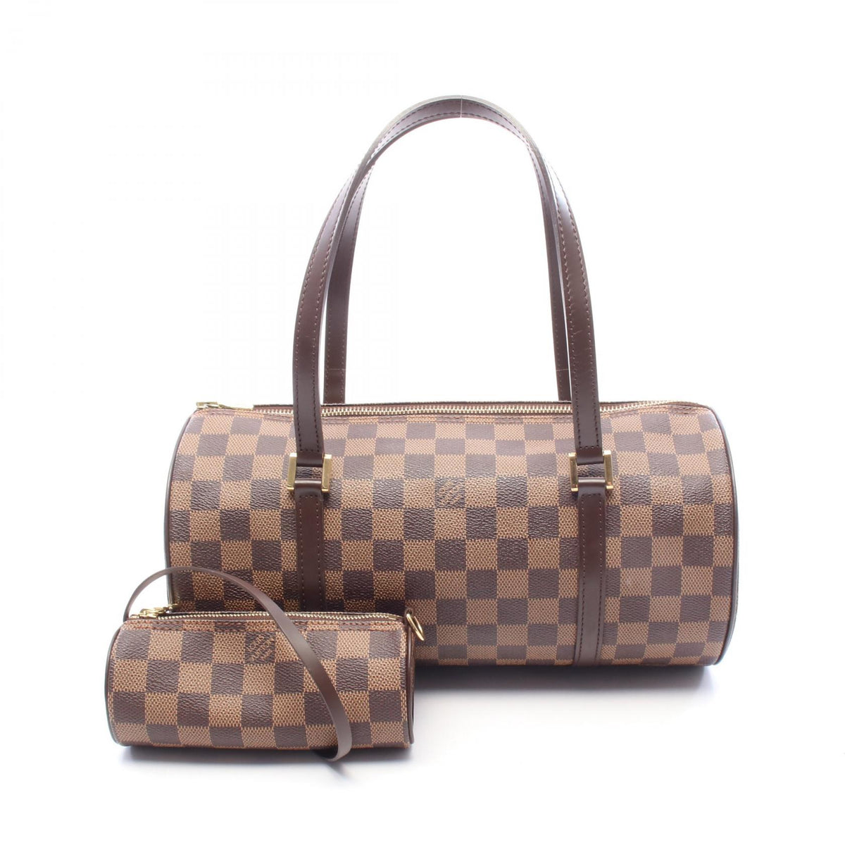 ルイ・ヴィトン パピヨン30 ハンドバッグ ブラウン系 エベヌ バッグ LOUIS VUITTON