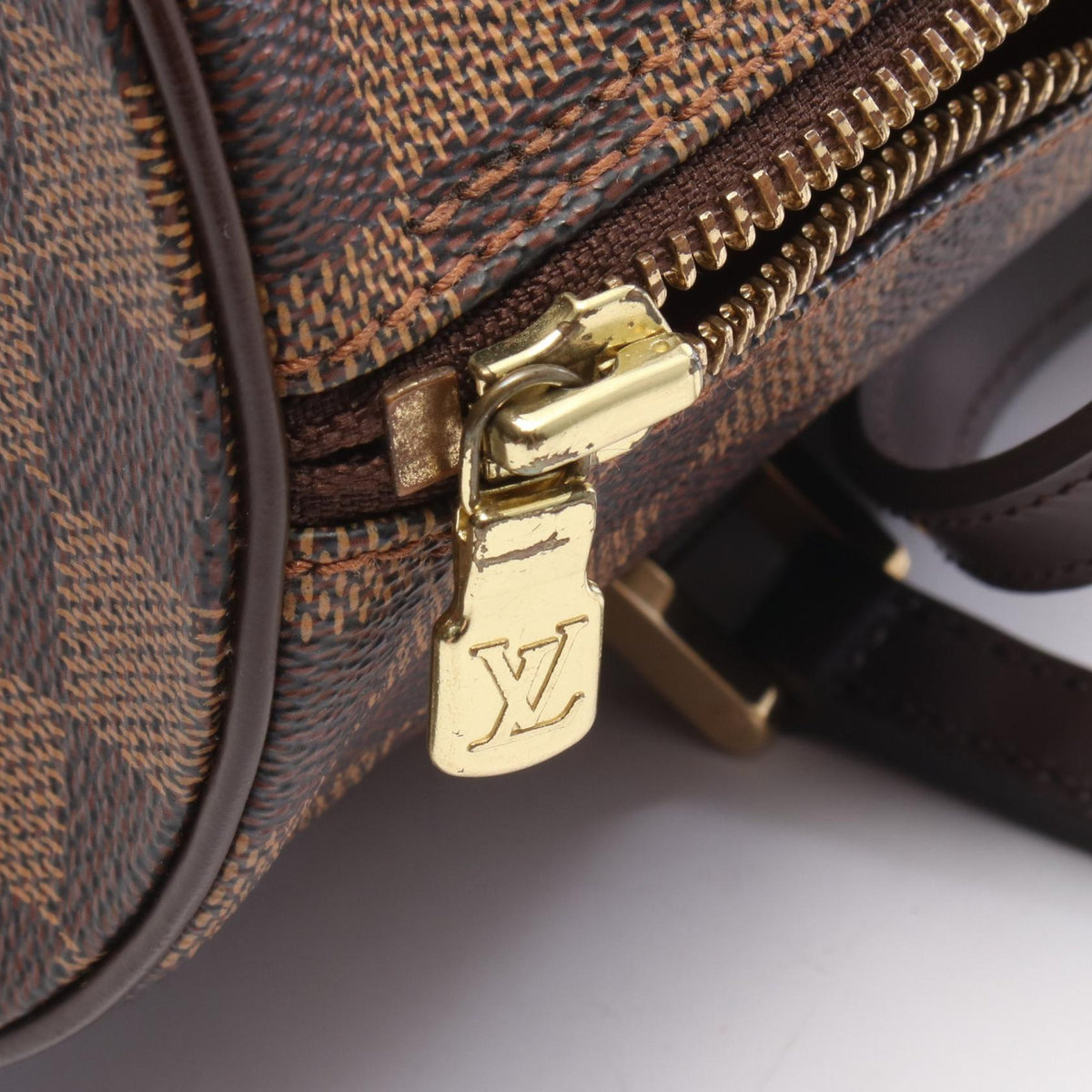 ルイ・ヴィトン パピヨン30 ハンドバッグ ブラウン系 エベヌ バッグ LOUIS VUITTON