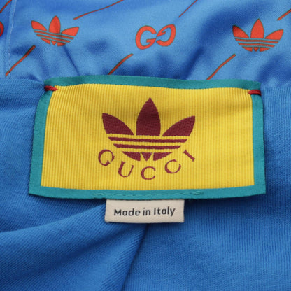 グッチ GUCCI × adidas フード付き その他ジャケット ブルー系 オレンジ系 マルチカラー アウター GUCCI