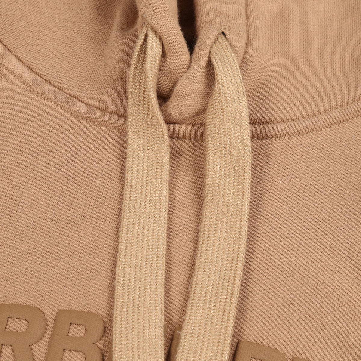 バーバリー LOGO PRINT COTTON HOODIE パーカー ベージュ系