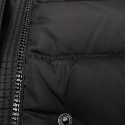 CLIO ダウンジャケット ナイロン ブラック フード付き モンクレール アウター MONCLER