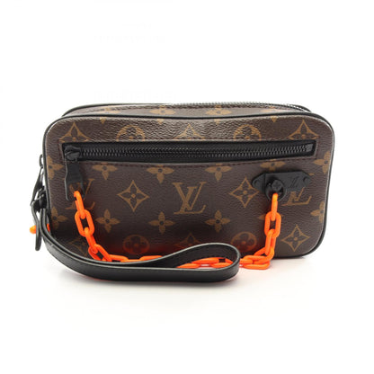 ルイ・ヴィトン ポシェット ヴォルガ セカンドバッグ クラッチバッグ ブラウン系 ブラック系 バッグ LOUIS VUITTON