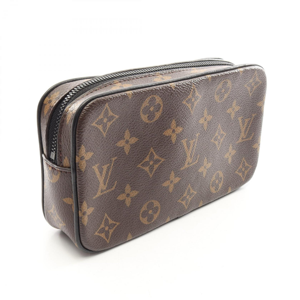 ルイ・ヴィトン ポシェット ヴォルガ セカンドバッグ クラッチバッグ ブラウン系 ブラック系 バッグ LOUIS VUITTON