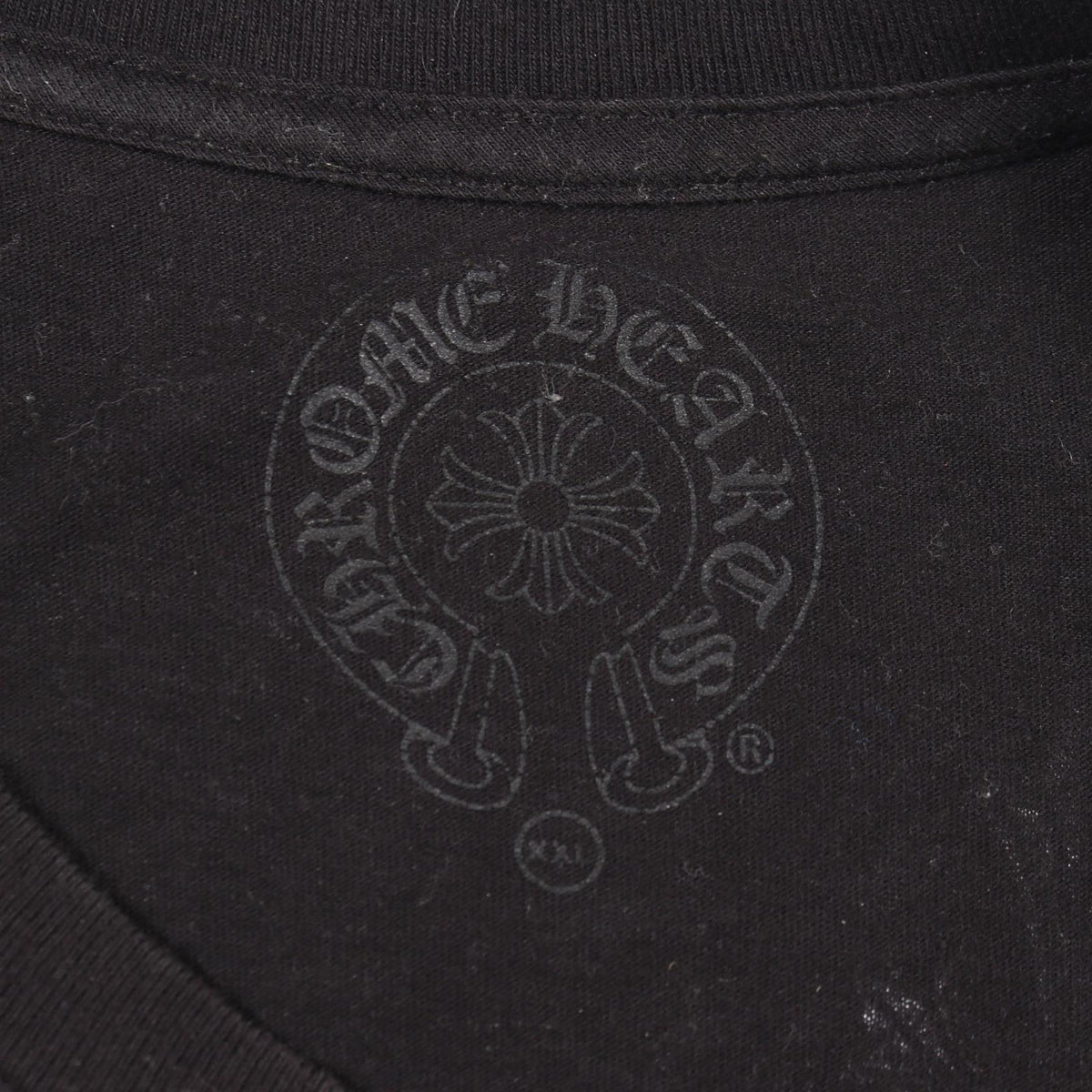 クロムハーツ スクロールラベル ラスベガス限定 半袖Tシャツ ブラック系 トップス CHROME HEARTS