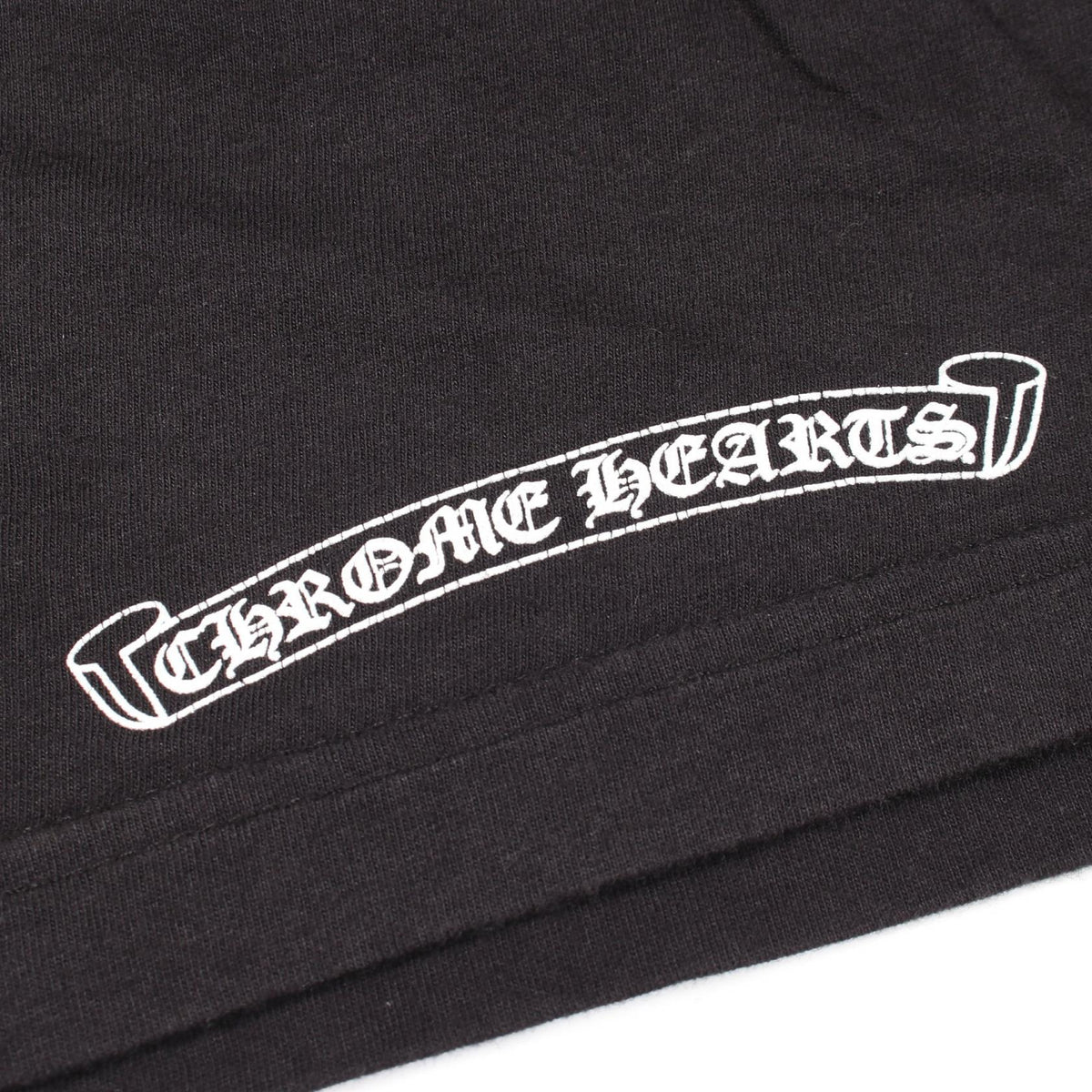 クロムハーツ スクロールラベル ラスベガス限定 半袖Tシャツ ブラック系 トップス CHROME HEARTS