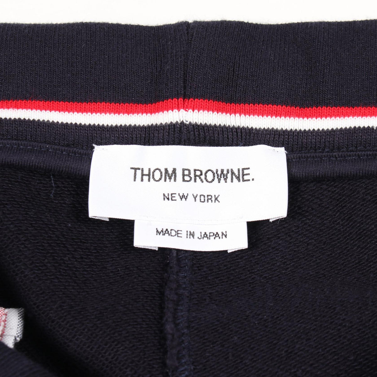 トムブラウン クラシック ループバック 4-BAR パンツ ネイビー系 ボトムス THOM BROWNE