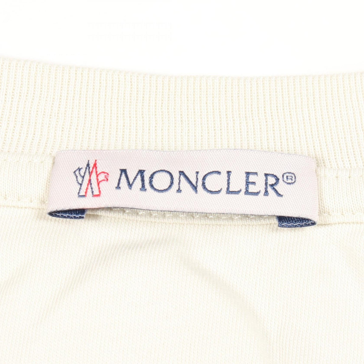 モンクレール ロゴプリント 半袖Tシャツ ベージュ系 トップス MONCLER