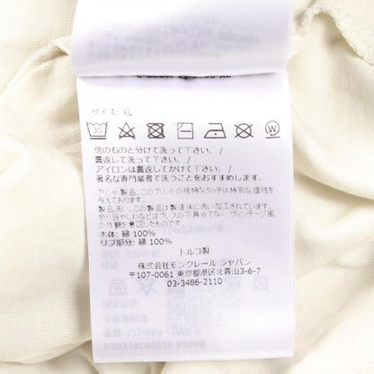 モンクレール ロゴプリント 半袖Tシャツ ベージュ系 トップス MONCLER
