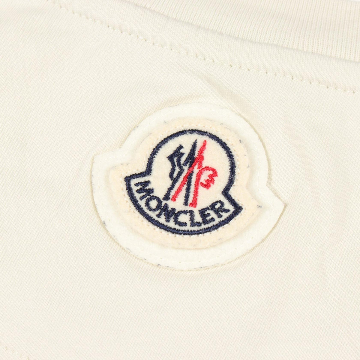 モンクレール ロゴプリント 半袖Tシャツ ベージュ系 トップス MONCLER