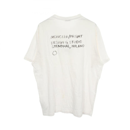 モンクレール MONCLER GENIUS 7 FRAGMENT HIROSHI FUJIWARA 刺繍 半袖Tシャツ ホワイト系 トップス MONCLER