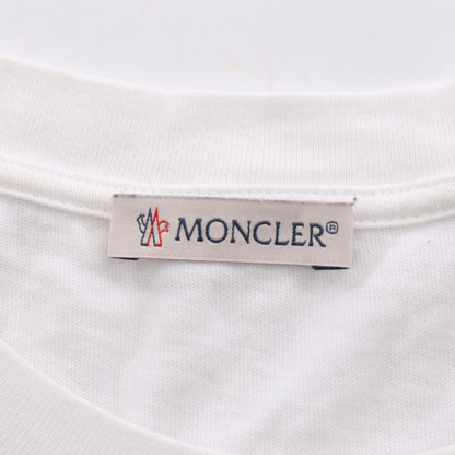 モンクレール MONCLER GENIUS 7 FRAGMENT HIROSHI FUJIWARA 刺繍 半袖Tシャツ ホワイト系 トップス MONCLER