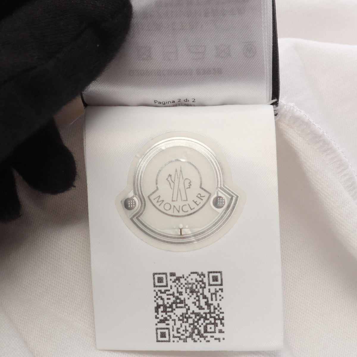 モンクレール MONCLER GENIUS 7 FRAGMENT HIROSHI FUJIWARA 刺繍 半袖Tシャツ ホワイト系 トップス MONCLER