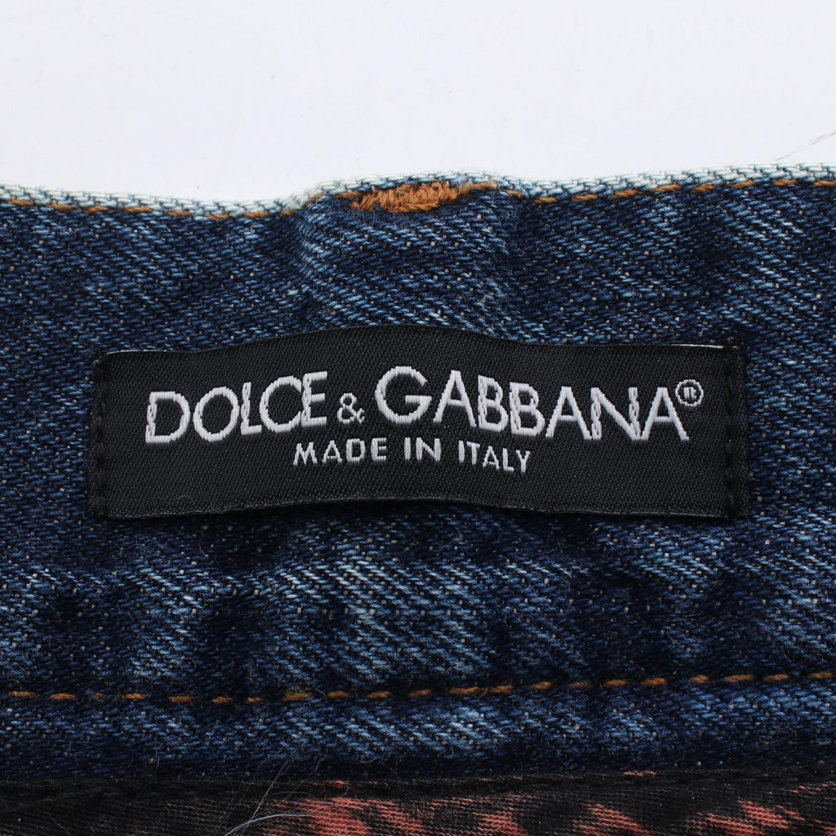 ドルチェアンドガッバーナ ダメージ加工 ユーズド加工 デニムパンツ ネイビー系 ボトムス DOLCE & GABBANA