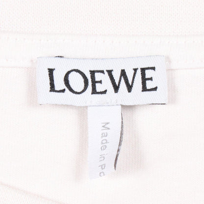 ロエベ アナグラム刺繍 半袖Tシャツ ホワイト系 トップス LOEWE