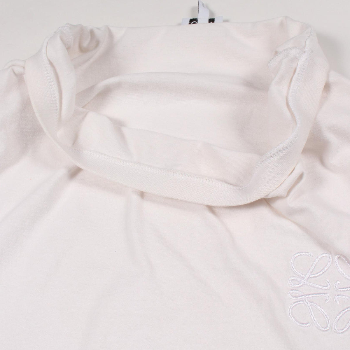 ロエベ アナグラム刺繍 半袖Tシャツ ホワイト系 トップス LOEWE