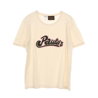 ロエベ ロゴパッチ 半袖Tシャツ ベージュ系 トップス LOEWE