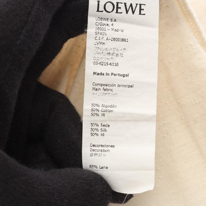 ロエベ ロゴパッチ 半袖Tシャツ ベージュ系 トップス LOEWE