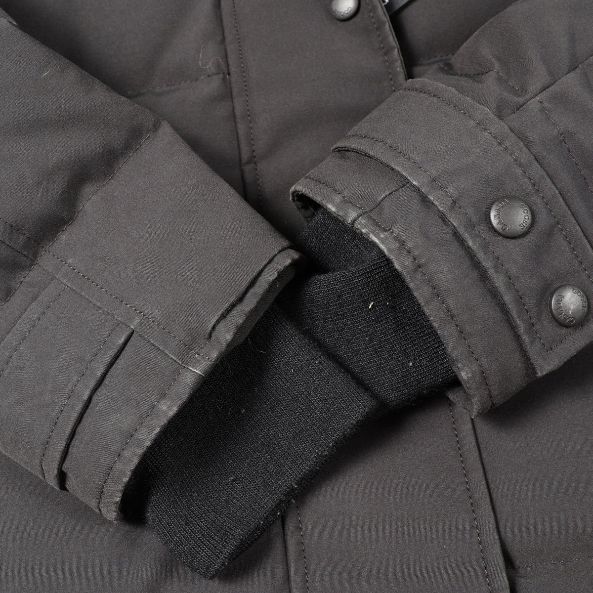 カナダグース SHELBURNE PARKA シェルバーン パーカ フード付き ダウンジャケット ブラック系 アウター CANADA GOOSE