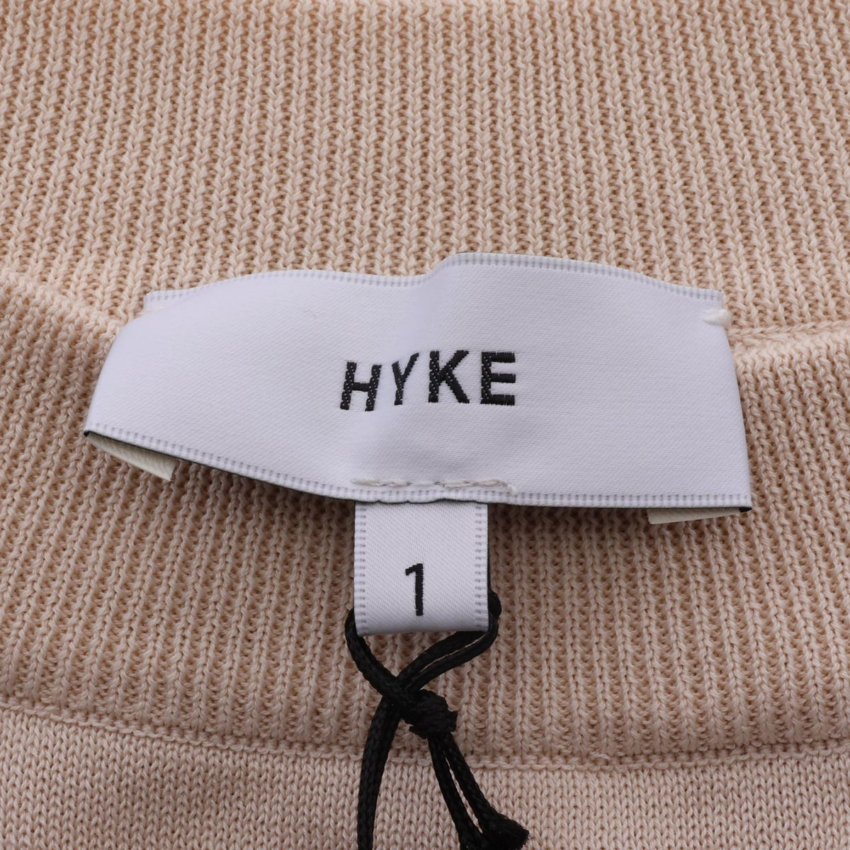ハイク CREW NECK SWEATER DRESS WITH SHEER SLEEVES ワンピース ベージュ系 ワンピース HYKE