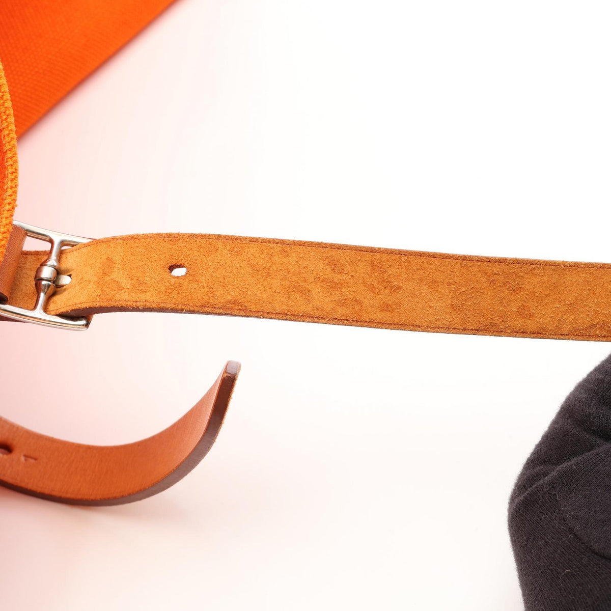 エルメス エトリヴィエール エラン トートバッグ オレンジ系 ベージュ系 トワルゴエラン バッグ HERMES