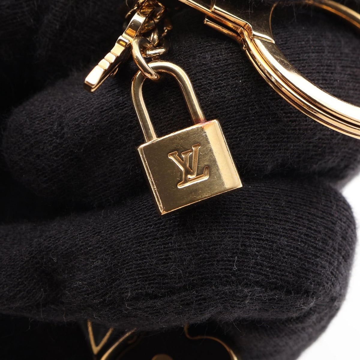 ルイ・ヴィトン ポルトクレ パンピーユ キーホルダー ゴールド系 ブラウン系 財布・小物 LOUIS VUITTON