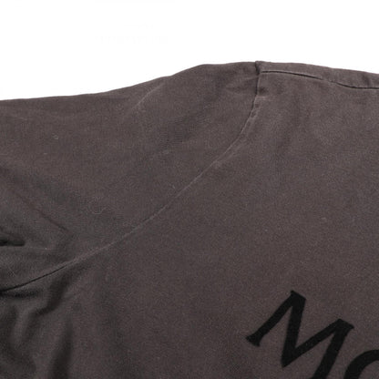 モンクレール ロゴ クルーネック 半袖Tシャツ ブラック系 トップス MONCLER