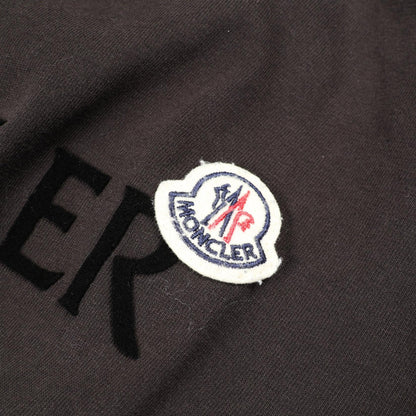 モンクレール ロゴ クルーネック 半袖Tシャツ ブラック系 トップス MONCLER