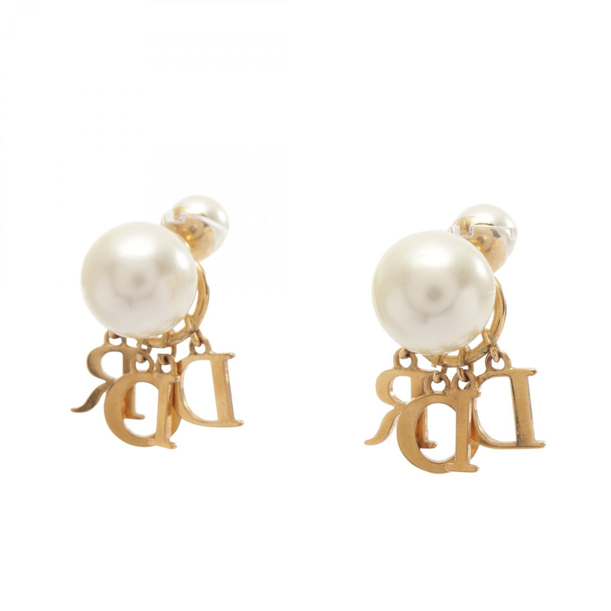 ディオール Dior Tribales トライバル ピアス ホワイト系 クリア系 アクセサリー DIOR
