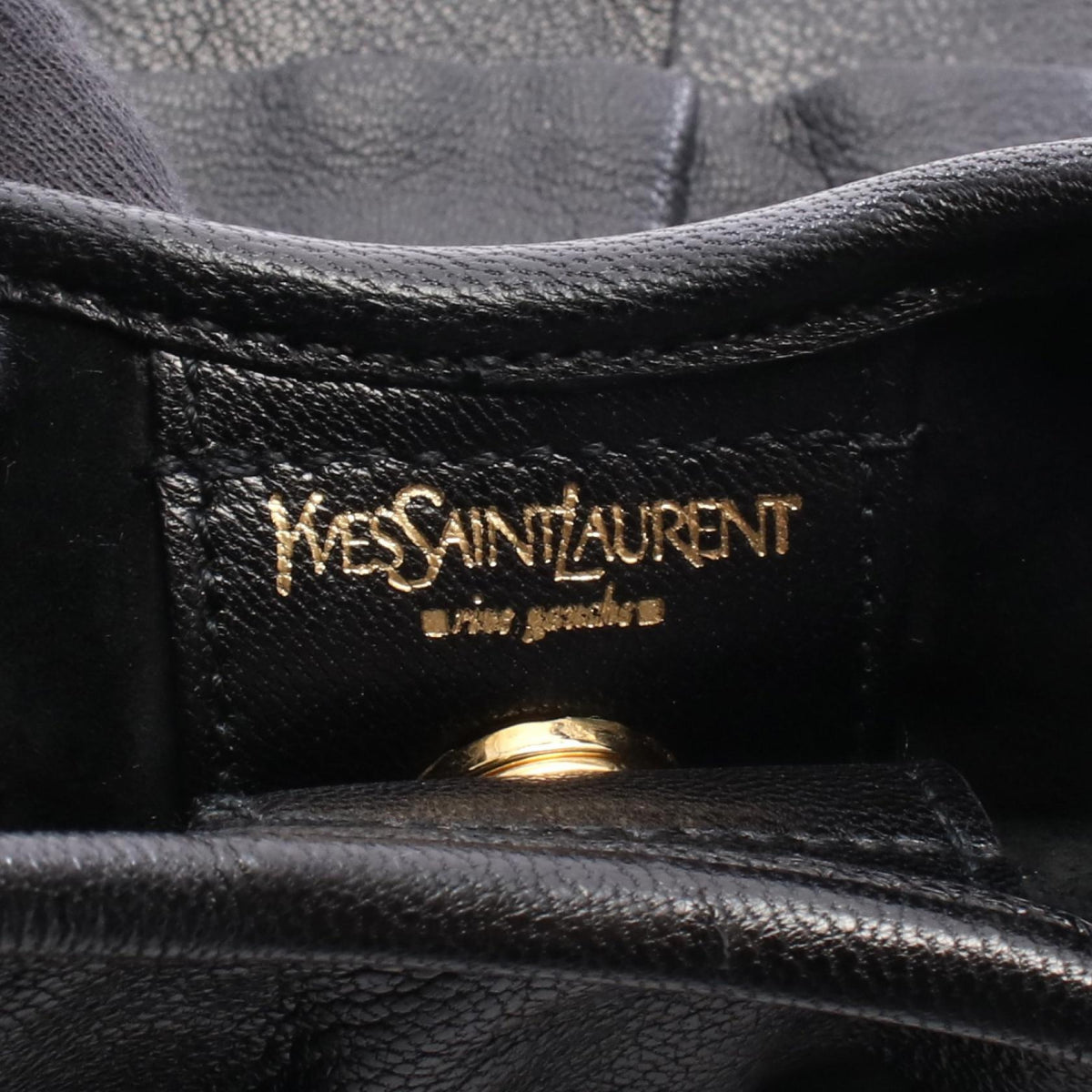 イヴ・サンローラン サントロペ ハンドバッグ ブラック系 バッグ YVES SAINT LAURENT