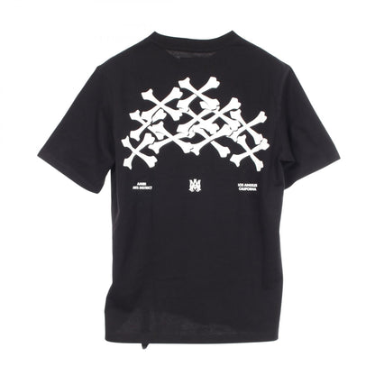 アミリ BONES STACKED 半袖Tシャツ ブラック系 トップス AMIRI