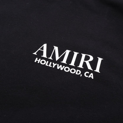 アミリ BONES STACKED 半袖Tシャツ ブラック系 トップス AMIRI