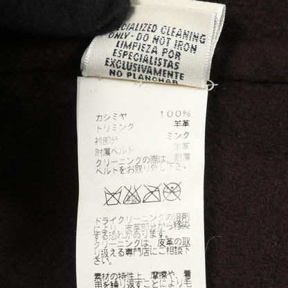 エルメス ステンカラーコート ブラウン系