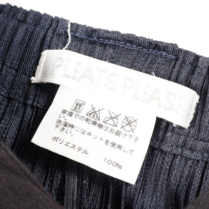 プリーツプリーズ プリーツ パンツ ネイビー系 ボトムス PLEATS PLEASE