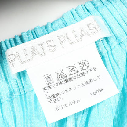 プリーツプリーズ プリーツ パンツ ブルー系 ボトムス PLEATS PLEASE