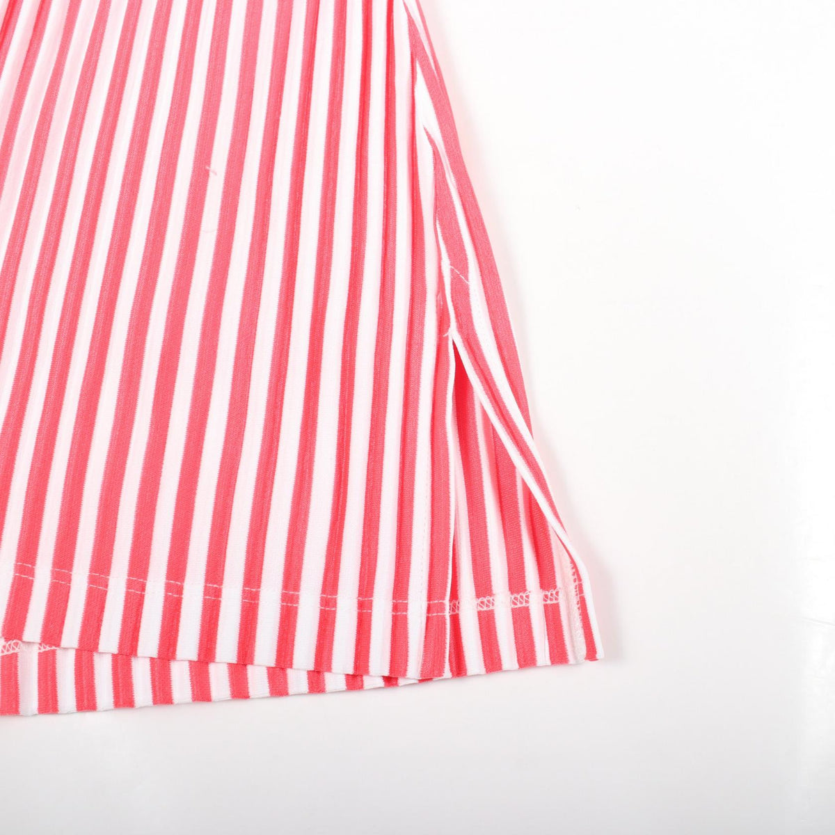プリーツプリーズ プリーツ ストライプ カットソー レッド系 ホワイト系 トップス PLEATS PLEASE